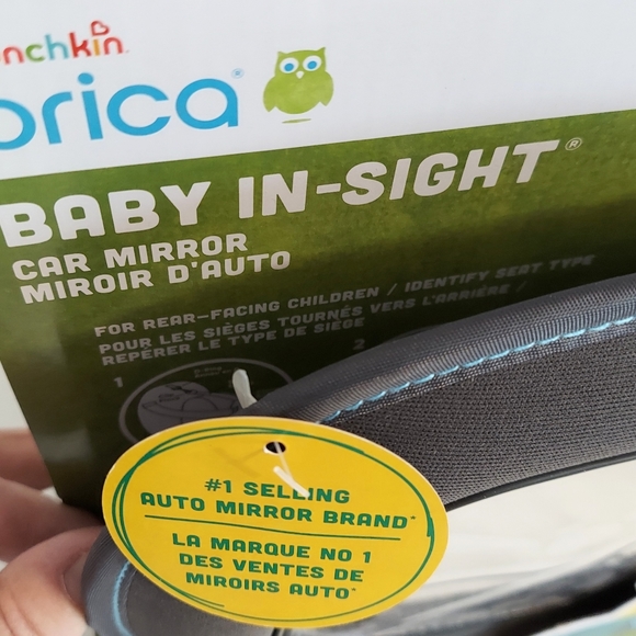 Brica Car Baby Mirror Reflection Clear Sight Multi Attach Shatterproof - Picture 5 of 6